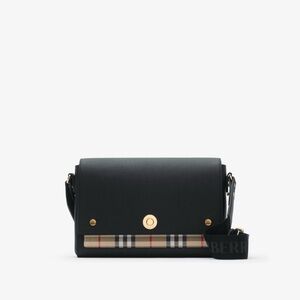 Burberry Black and Beige Crossbody Bag